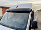 Козирьок на лобове скло (чорний глянець, 5мм) для Mercedes Sprinter W907/W910 2018- рр