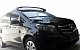 Козирьок на лобове скло (чорний глянець, 5мм) для Mercedes Vito/V-class W447 2014- рр