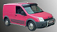 Козирьок на лобове скло (чорний глянець, 5мм) для Ford Connect 2010-2013 рр