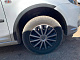 Накладки на арки (чорний мат) Довга база (пластик) для Volkswagen Caddy 2010-2015 рр