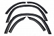 Накладки на арки (6 шт, чорні) для Volkswagen LT 1995-2006 рр