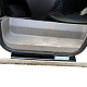 Накладки на пороги ABS (2 шт) Матові для Renault Logan MCV 2005-2013 рр