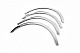 Накладки на арки (4 шт, нерж) для Mercedes E-сlass W210 1995-2002 рр