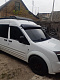 Козирьок на лобове скло (чорний глянець, 5мм) для Ford Connect 2002-2006 рр