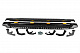 Бокові пороги Dakar V1 з LED (2 шт, метал) для Toyota Hilux 2015- рр