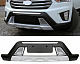 Передня і задня накладки (2 шт) для Hyundai Creta 2014-2020 рр