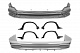 Комплект обвісів (Wald) Під фарбування для Lexus LX570/450d 2008-2022 рр