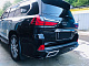 Вставка на задній бампер з хромом (2016-2025) для Lexus LX570/450d