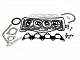 Комплект прокладок 1.3/1.5L Geely KLM
