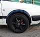 Накладки на арки (4 шт, чорні) для Volkswagen Golf 2 1983-1992 рр