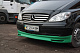 Накладка на передній бампер Brabos Style (під фарбування) для Mercedes Viano 2004-2014 рр