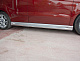 Бокові пороги (під фарбування) для Ford Courier 2014-2023 рр