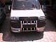 Накладка на бампер Ікла (під фарбування) для Fiat Doblo I 2001-2005 рр