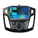Штатна магнітола 2K Torssen Ford Focus 12-17 чорний глянець з кнопками TOP F9464 4G Carplay DSP