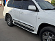 Комплект дверних молдингів (2008-2016) Білий колір для Toyota Land Cruiser 200 рр