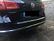 Накладка на задній бампер OmsaLine Глянець (SW, нерж) для Volkswagen Passat B7 2012-2015рр