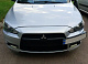 Підставка під номер (пластик) Чорний мат для Mitsubishi Lancer X 2008- рр