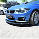 Накладка на передній бампер ЛИП для М-Performance (чорна) для BMW 4 серія F-32 2012-2020 рр