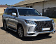 Комплект міні-рестайлінгу з моделі 2008-2015 на TRD Sport (бампер, фари) для Lexus LX570/450d
