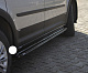 Накладки на бічні пороги EuroCap (чорні) для Volkswagen Caddy 2004-2010 рр