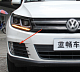 Накладки на протитуманки Libao 2011-2016 для Азіату (2 шт, пласт) для Volkswagen Tiguan рр