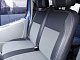 Авточохли (кожзам і тканина, Premium) Передні 1 та 1 для Nissan Primastar 2002-2014 рр