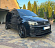 Передня лип накладка (ABS) для Volkswagen Caddy 2015-2020 рр