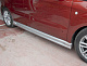 Бокові пороги (під фарбування) для Ford Courier 2014-2023 рр