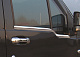 Зовнішня окантовка вікон (2 шт., нерж.) Carmos - Турецька сталь для Ford Connect 2006-2009 рр