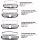 Передня решітка 2011-2014 (GT Panamericana) для Mercedes CLS C218 рр