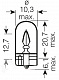 Вказівна лампа Osram 2845 W5W 24V W2.1X9.5D