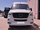 Накладка на передній бампер (під фарбування) для Mercedes Sprinter W907/W910 2018- рр