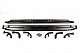 Бокові пороги Dakar V1 з LED (2 шт, метал) для Toyota Hilux 2015- рр