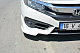 Куточки на передній бампер (під фарбування) для Honda Civic Sedan X 2016-2021 рр