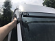 Козирьок на лобове скло (чорний глянець, 5мм) для Volkswagen LT 1995-2006 рр