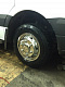 Ковпаки з нержавійки Ексклюзив V1 (2 катковий, 4 шт) 2006-2013 для Mercedes Sprinter W906 рр