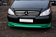 Накладка на бампер BRB V1 (під фарбування) 2004-2010 рік для Mercedes Vito W639 рр