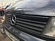 Смужка на решітку (пластик) Чорний мат для Mercedes Vito W638 1996-2003 рр