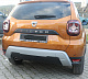 Накладка на задній бампер U-Type (ABS, сіра) для Renault Duster 2018-2024 рр