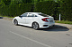 Куточки на задній бампер (під фарбування) для Honda Civic Sedan X 2016-2021 рр