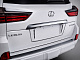 Вставка на задній бампер з хромом (2016-2026) для Lexus LX570/450d рр