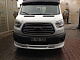 Накладка на передній бампер Ince (2014-2019, під фарбування) для Ford Transit 2014- рр