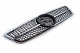 Передня решітка Diamond Silver для Mercedes C-class W203 2000-2007 рр