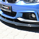 Накладка на передній бампер ЛИП для М-Performance (чорна) для BMW 4 серія F-32 2012-2020 рр