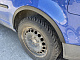 Накладки на арки (чорний мат) Довга база (пластик) для Volkswagen Caddy 2004-2010 рр