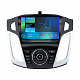 Штатна магнітола 2K Torssen Ford Focus 12-17 чорна/сіра з кнопками F98256 4G Carplay DSP