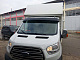 Козирьок на лобове скло (чорний глянець, 5мм) для Ford Transit 2014- рр