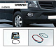 Накладки на противотуманки 2013-2025 (2 шт., нерж.) для Mercedes Sprinter W906 рр