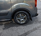 Накладки на арки (4 шт, чорні) 1 бічні двері, Пластик для Citroen Berlingo 2008-2018 рр