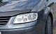 Війки (чорні) Чорний мат для Volkswagen Caddy 2004-2010 рр